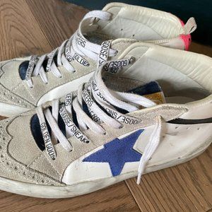 Golden Goose Midstars - 37- Pink/Blue/White